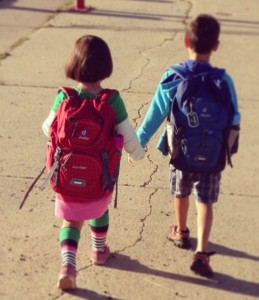 siblings going to school 2